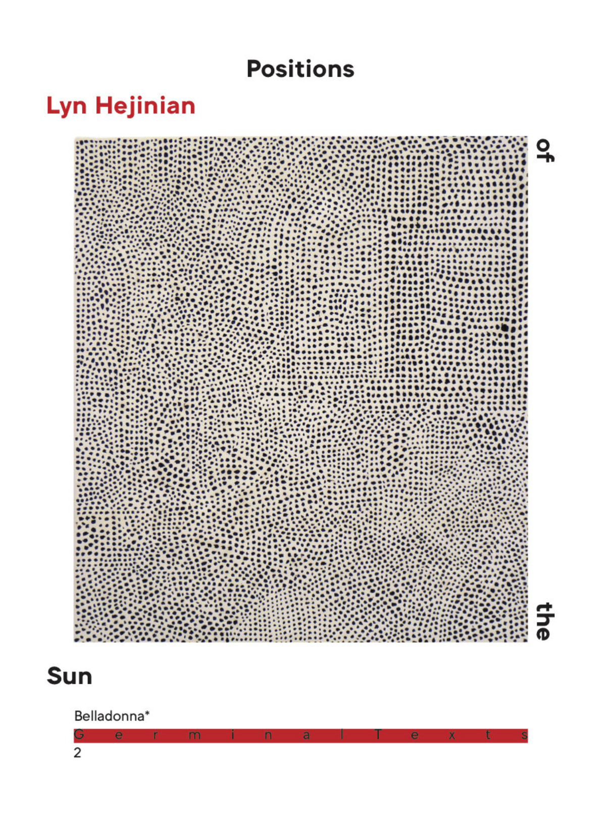 Cover of Positions of the Sun