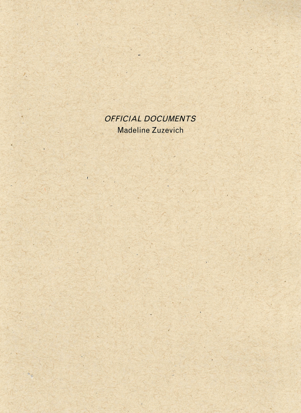 Cover of OFFICIAL DOCUMENTS